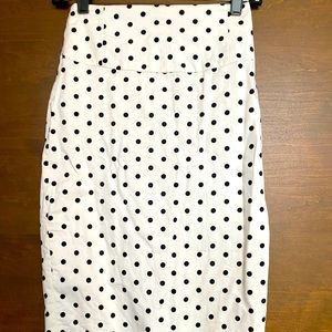 High waisted pencil skirt